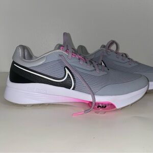 NIKE Golf Shoes Air Zoom Infinity Tour NXT% Wolf Grey/Pink